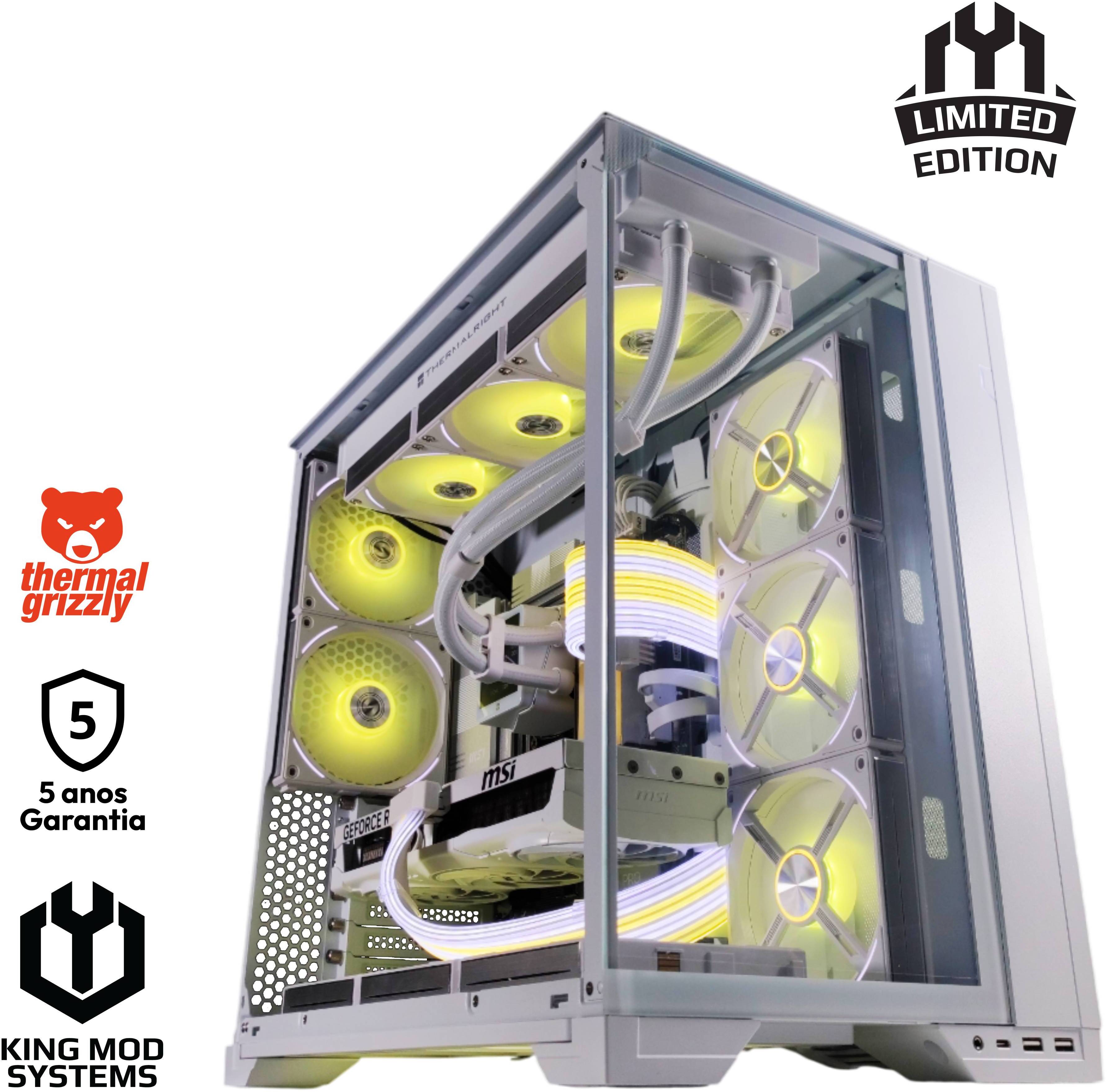 Computador King Mod Limited-PC Intel Ultra 7 265KF 32GB DDR5 2TB RTX 5080 WiFi W11
