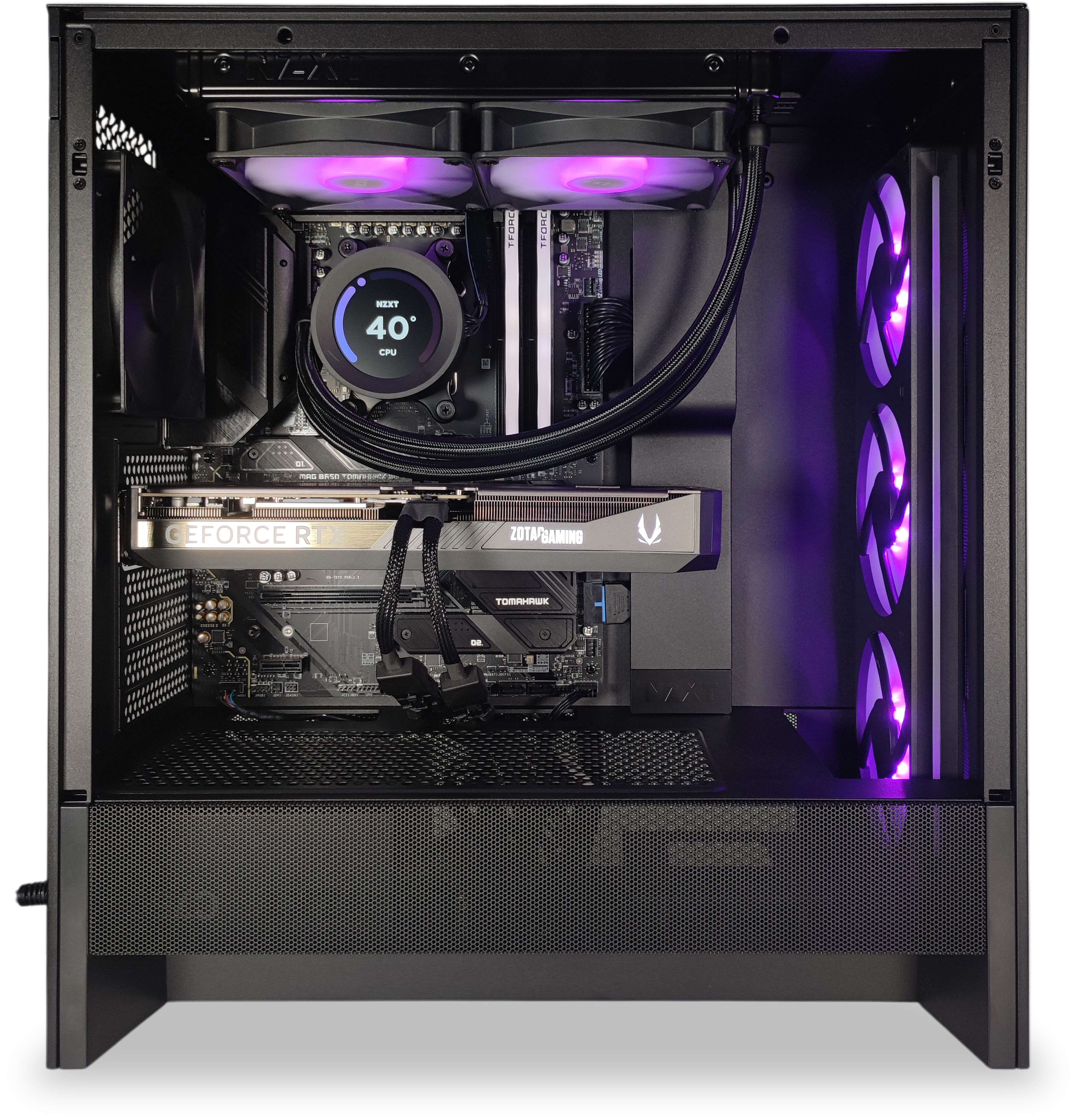 King Mod Systems - Computador King Mod Gamer-PC NZXT Ryzen 5 9600X 32GB DDR5 1TB RTX 5070 WiFi W11