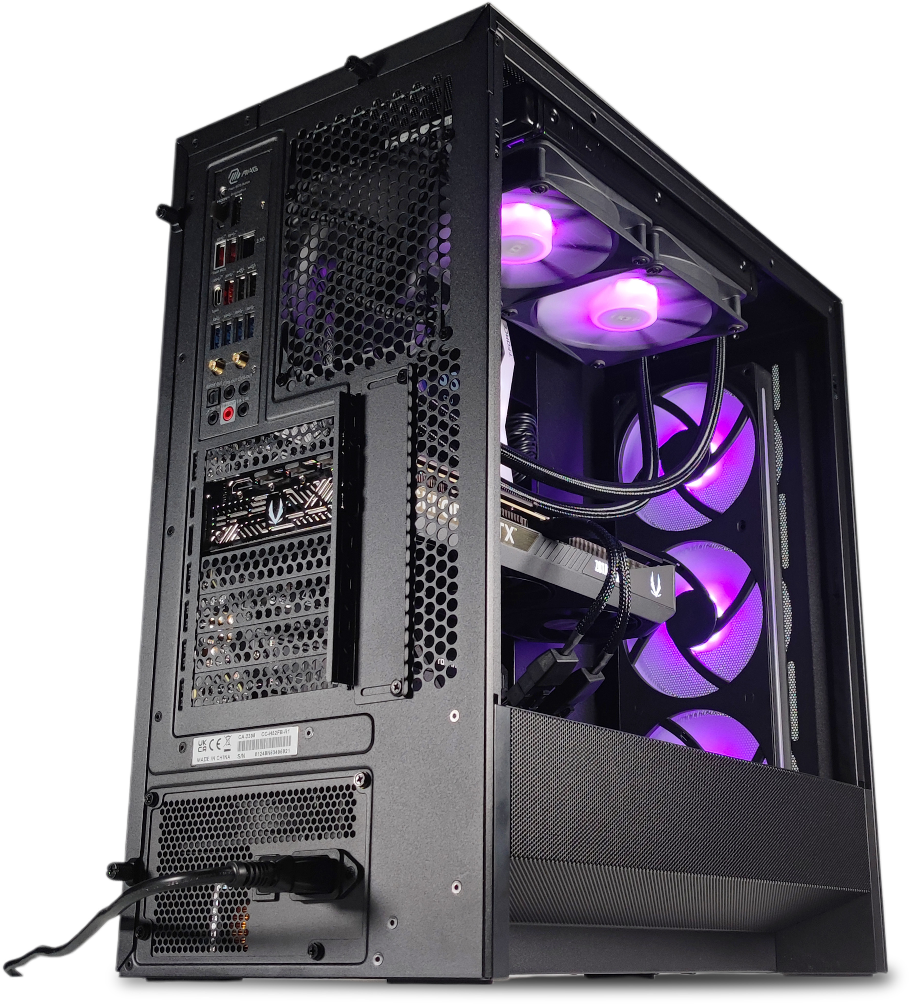 King Mod Systems - Computador King Mod Gamer-PC NZXT Ryzen 5 9600X 32GB DDR5 1TB RTX 5070 WiFi W11