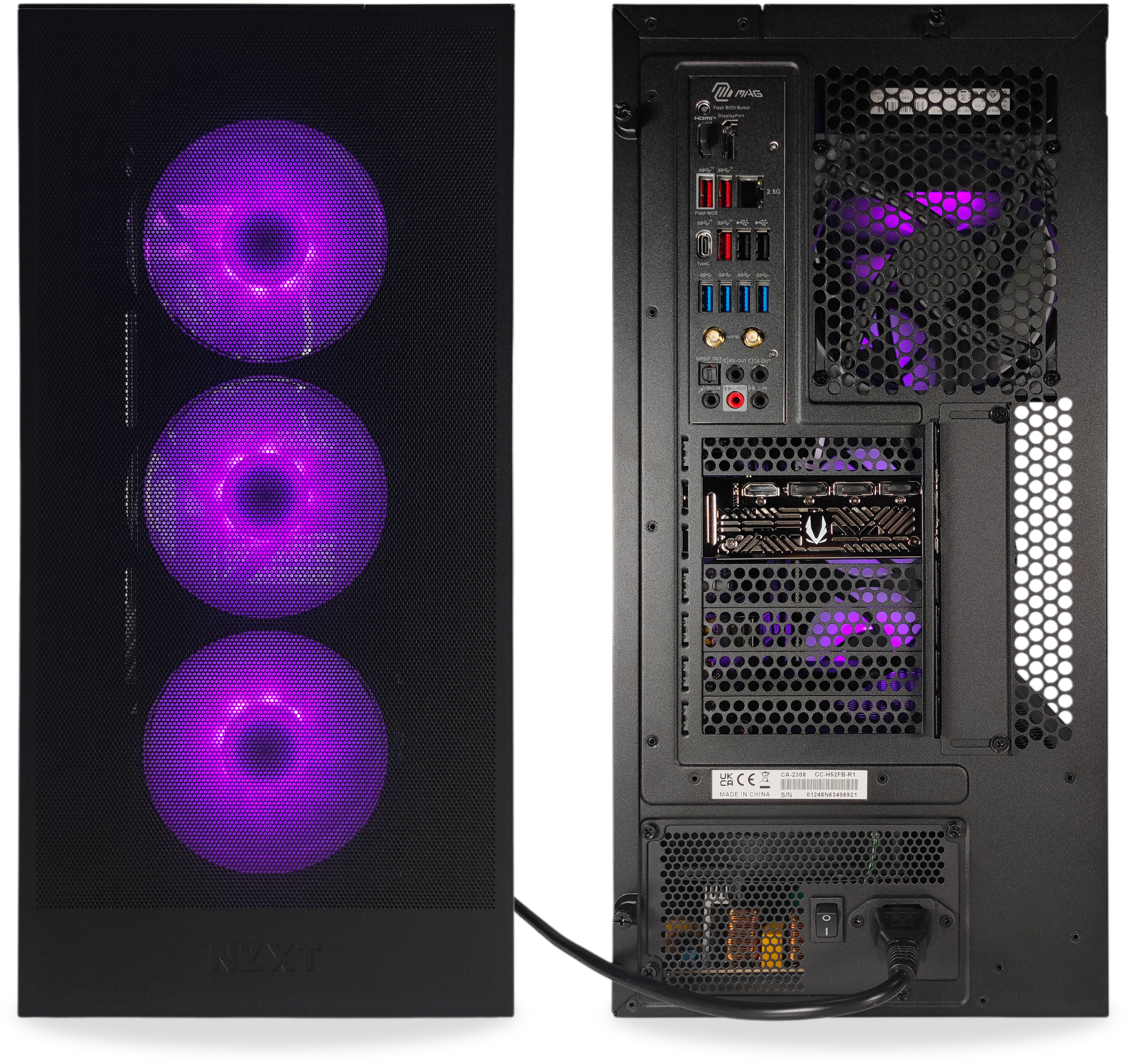 King Mod Systems - Computador King Mod Gamer-PC NZXT Ryzen 5 9600X 32GB DDR5 1TB RTX 5070 WiFi W11