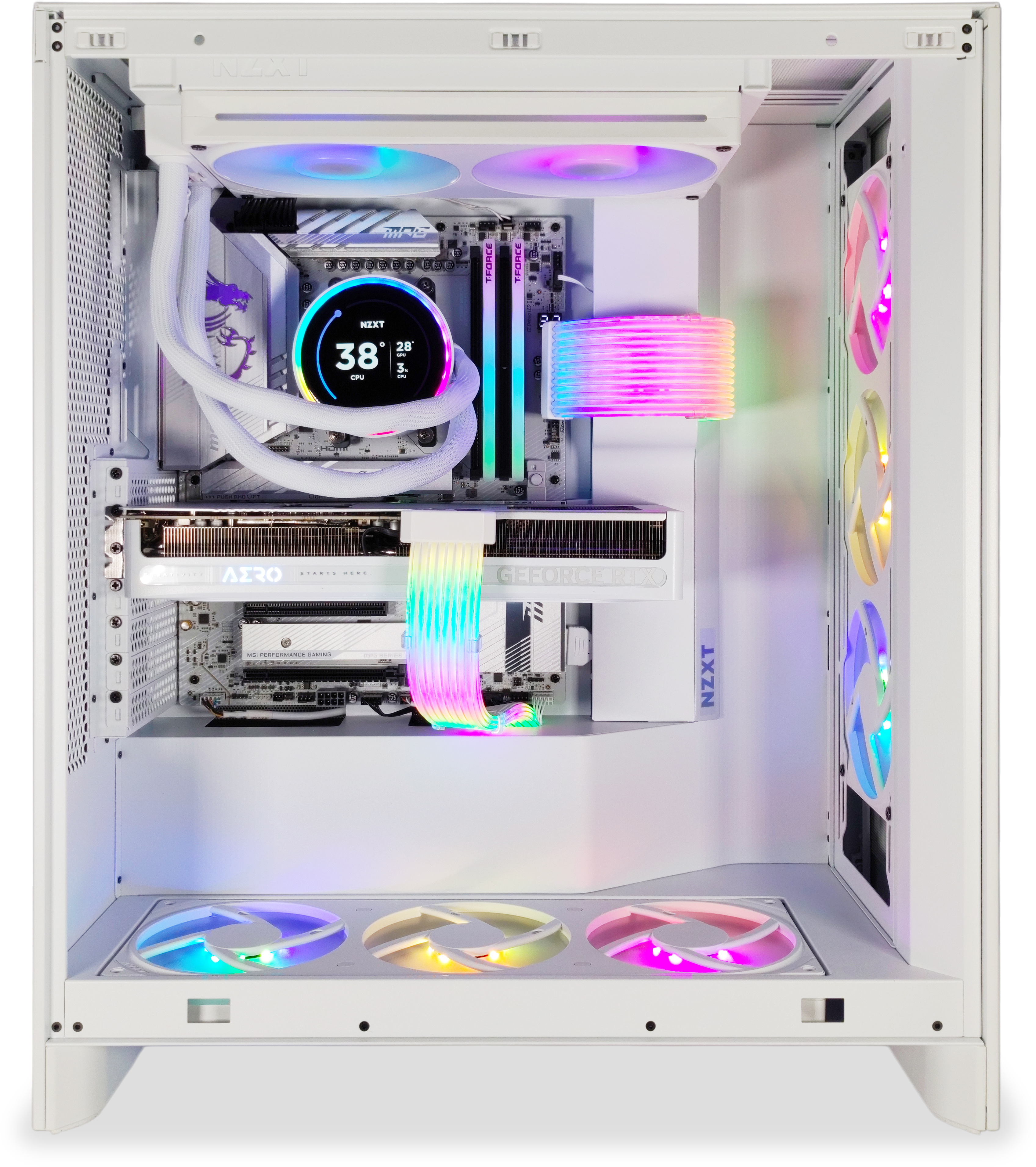 King Mod Systems - Computador King Mod Gamer-PC NZXT Ryzen 7 9800X3D 32GB DDR5 2TB RTX 5080 WiFi W11