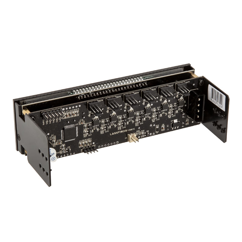 Lamptron - Painel Frontal Lamptron CM615 LCD para 6 x Ventoinhas 5.25" Preto