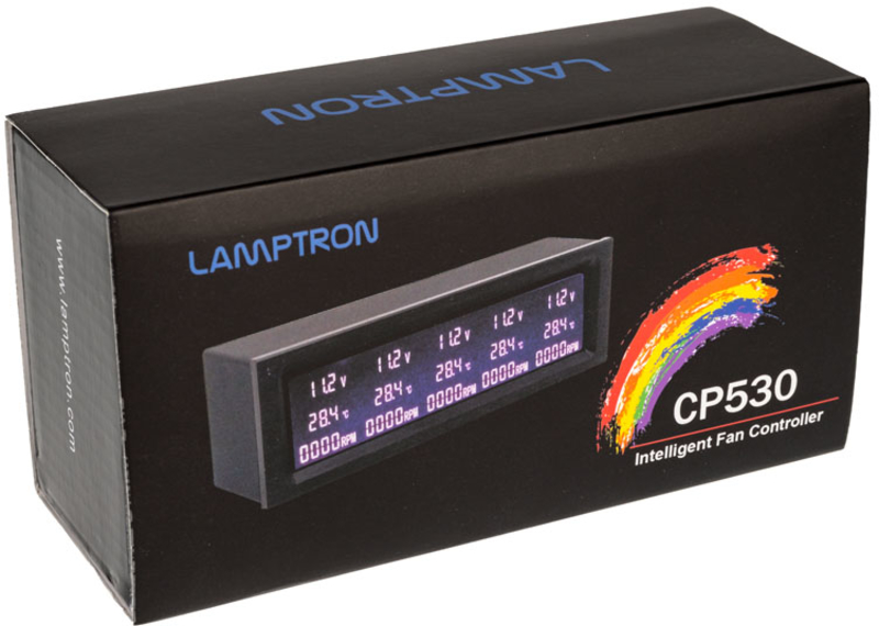 Lamptron - Painel Frontal Lamptron CP530B Preto
