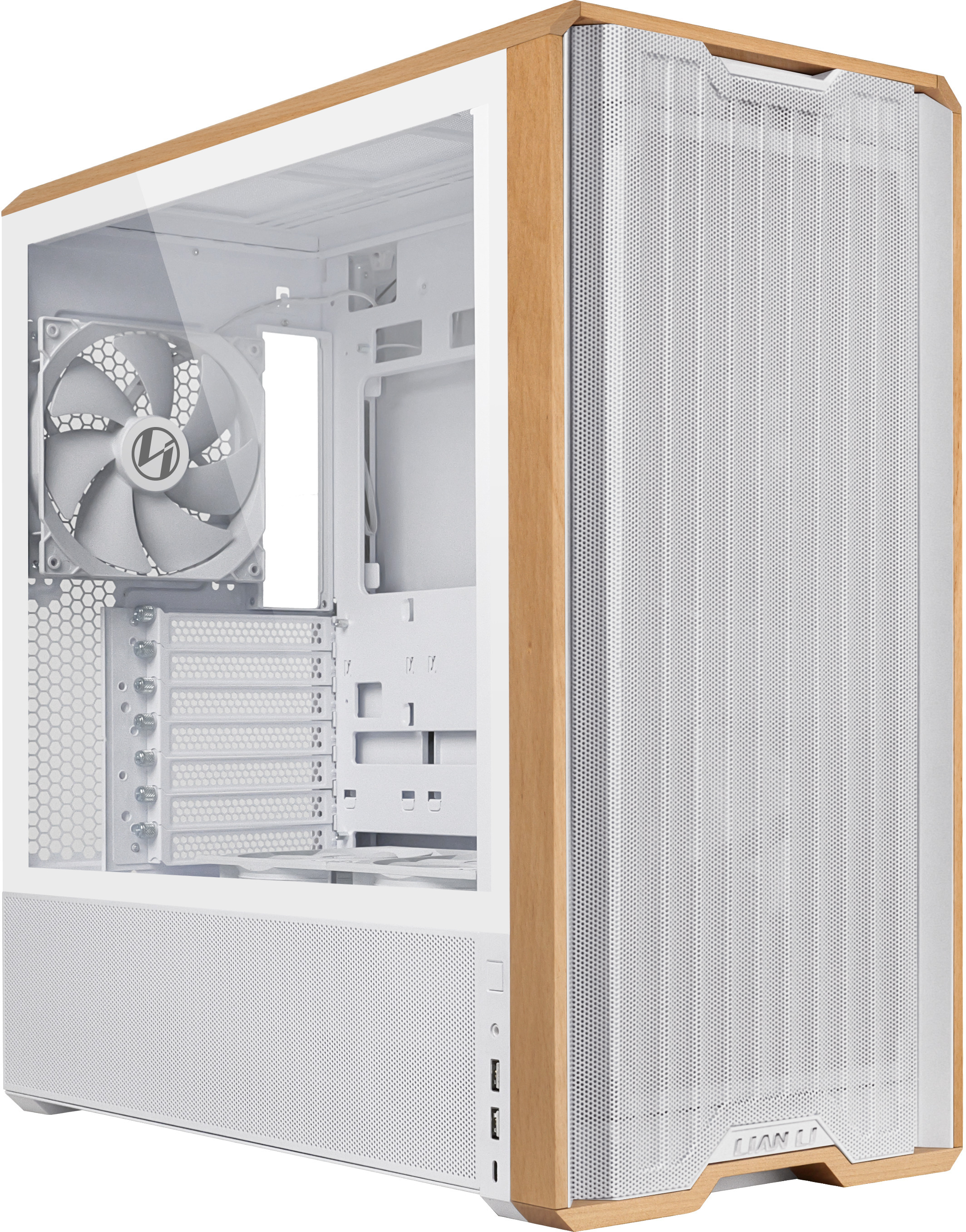 Caixa ATX Lian Li Lancool 217 Branca Vidro Temperado