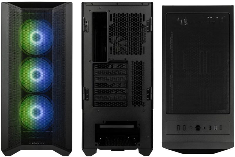 Caixa ATX Lian Li Lancool II Mesh ARGB Preta Vidro Temperado | Globaldata