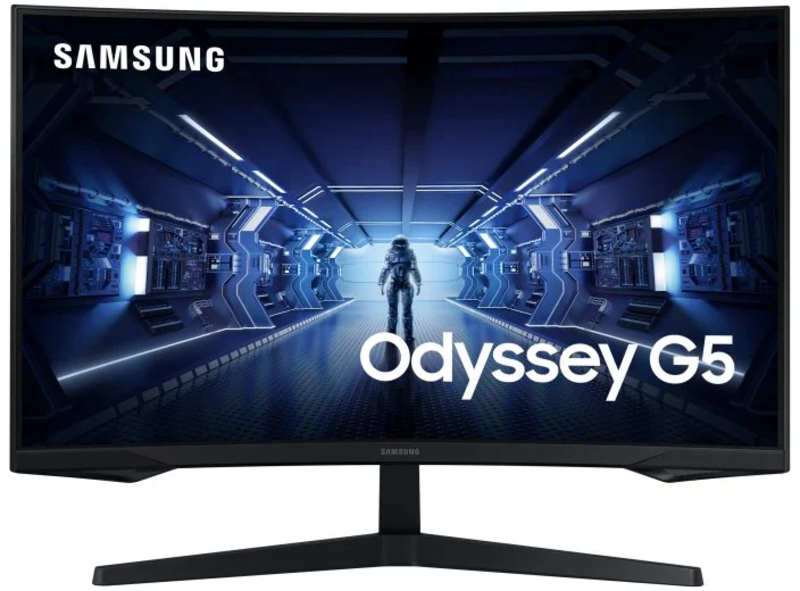 Samsung - Monitor Curvo Samsung 32" Odyssey G5 G55T VA WQHD 144Hz 1ms FreeSync Premium