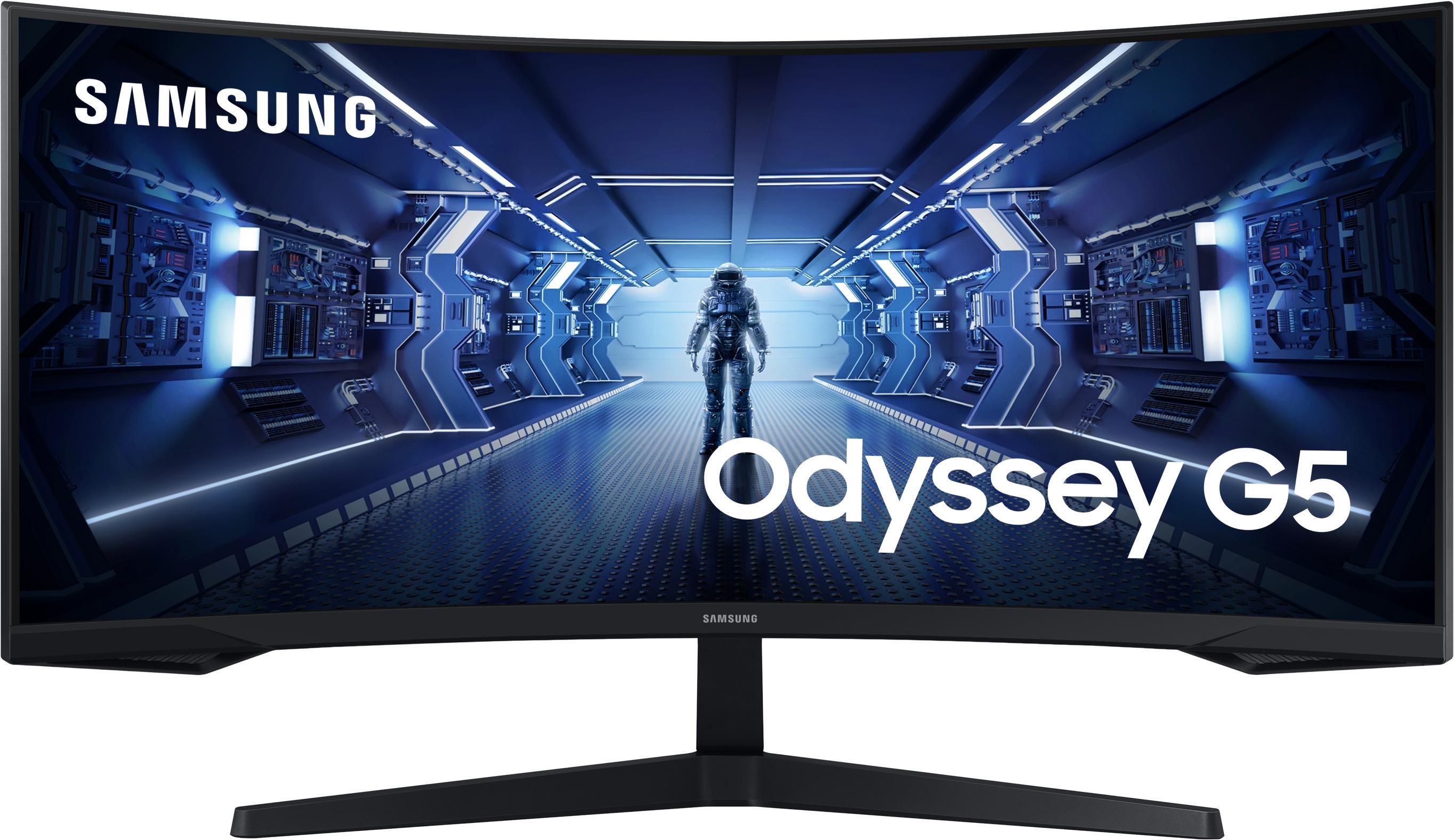 Monitor Curvo Samsung Odyssey 34" G5 VA UWQHD 165Hz 1ms FreeSync