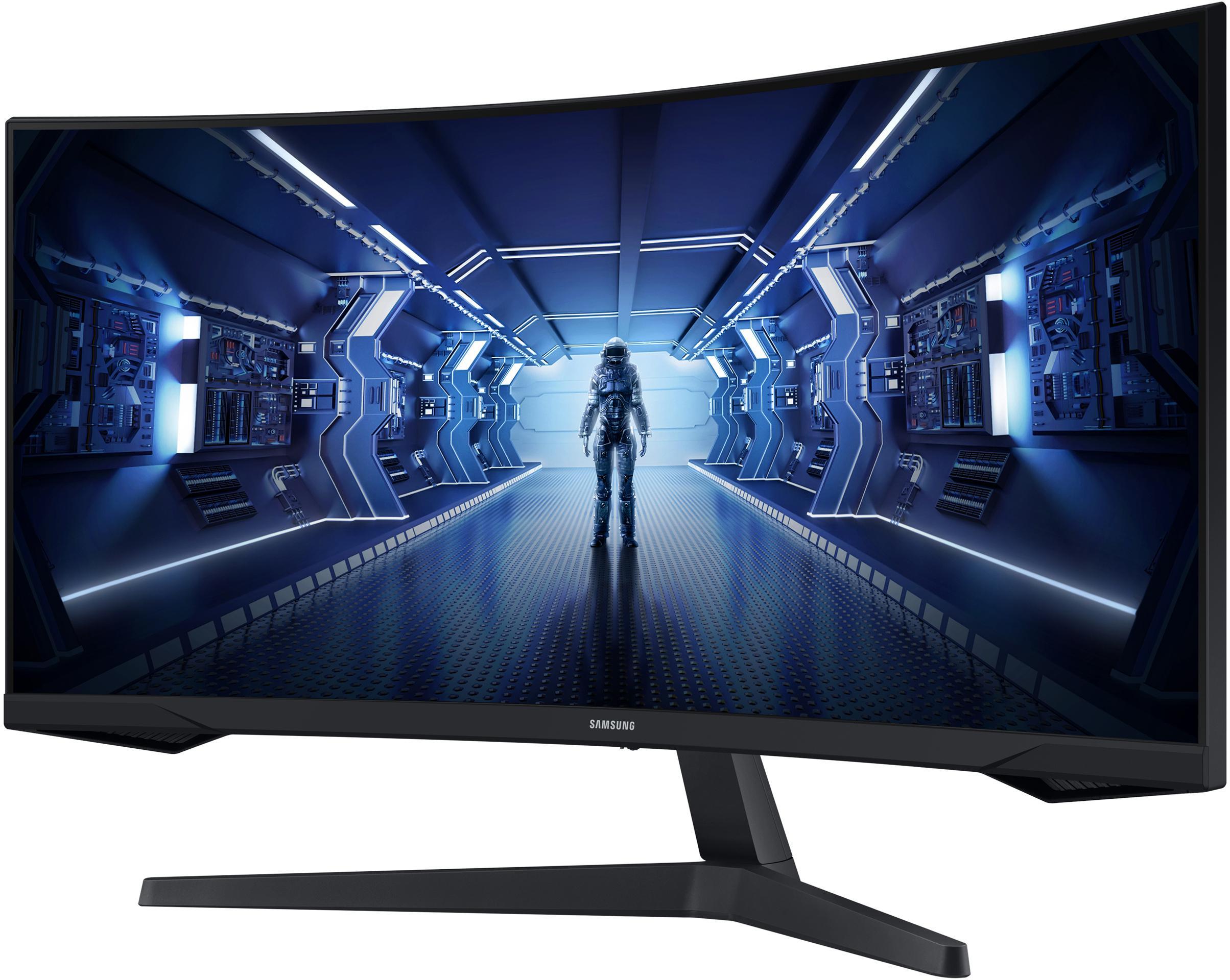 Samsung - Monitor Curvo Samsung Odyssey 34" G5 VA UWQHD 165Hz 1ms FreeSync