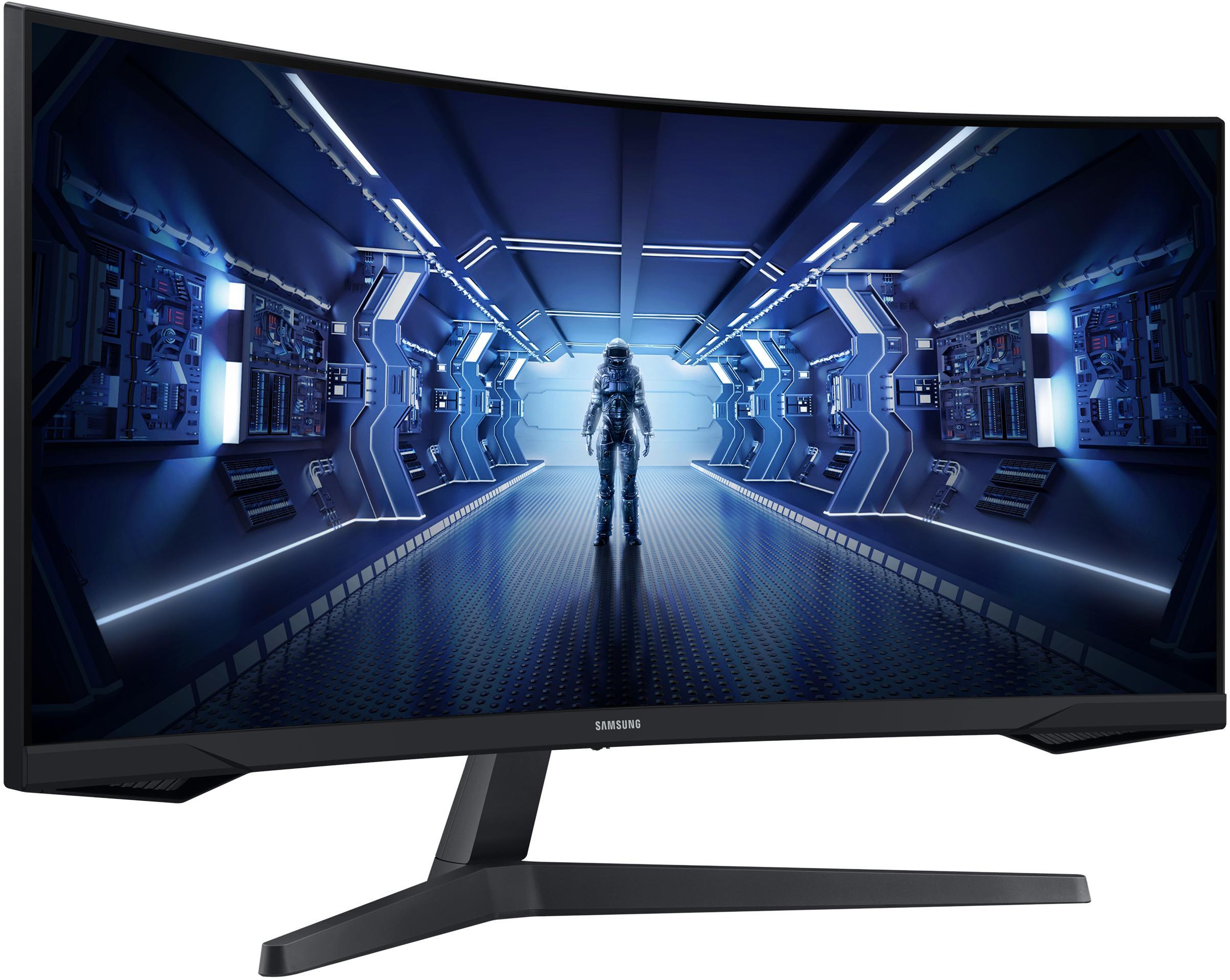 Samsung - Monitor Curvo Samsung Odyssey 34" G5 VA UWQHD 165Hz 1ms FreeSync