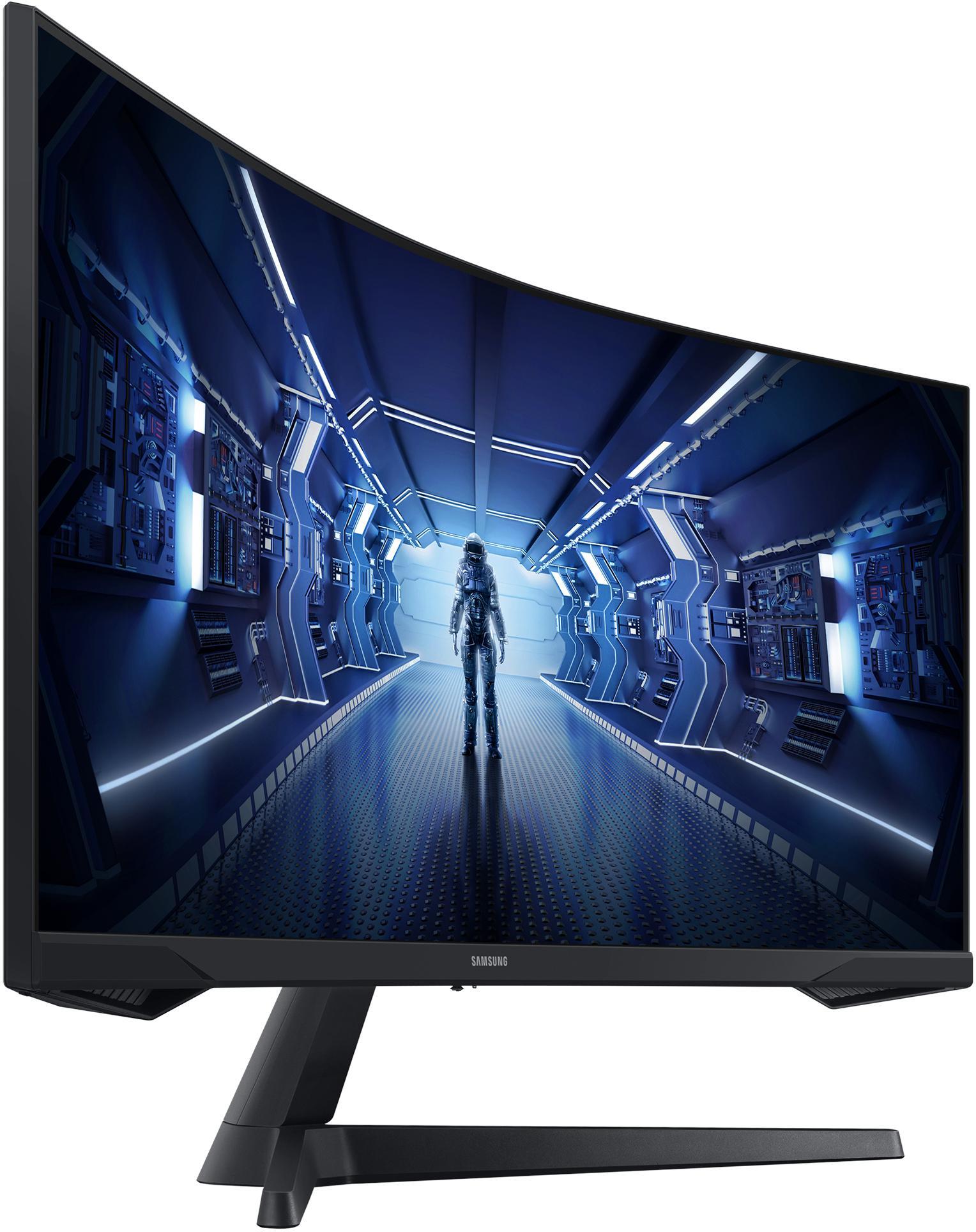 Samsung - Monitor Curvo Samsung Odyssey 34" G5 VA UWQHD 165Hz 1ms FreeSync