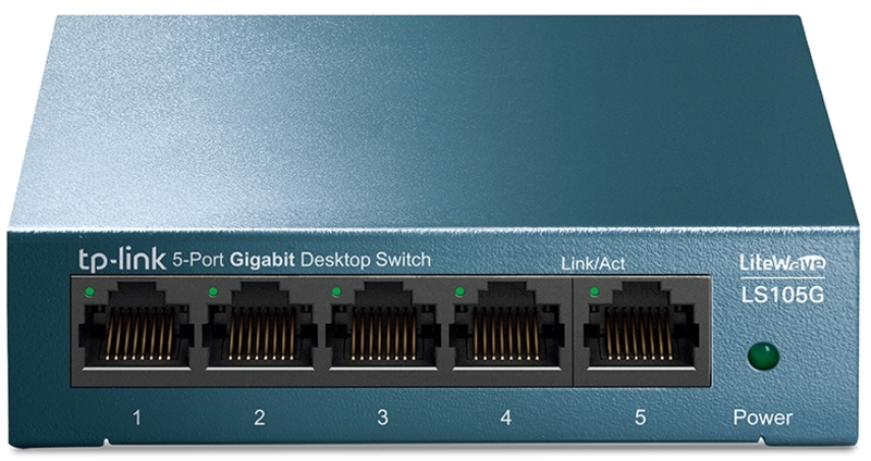 Switch TP-Link LS105G 5 Portas Gigabit Litewave Metal