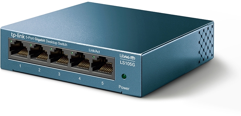 TP-Link - Switch TP-Link LS105G 5 Portas Gigabit Litewave Metal