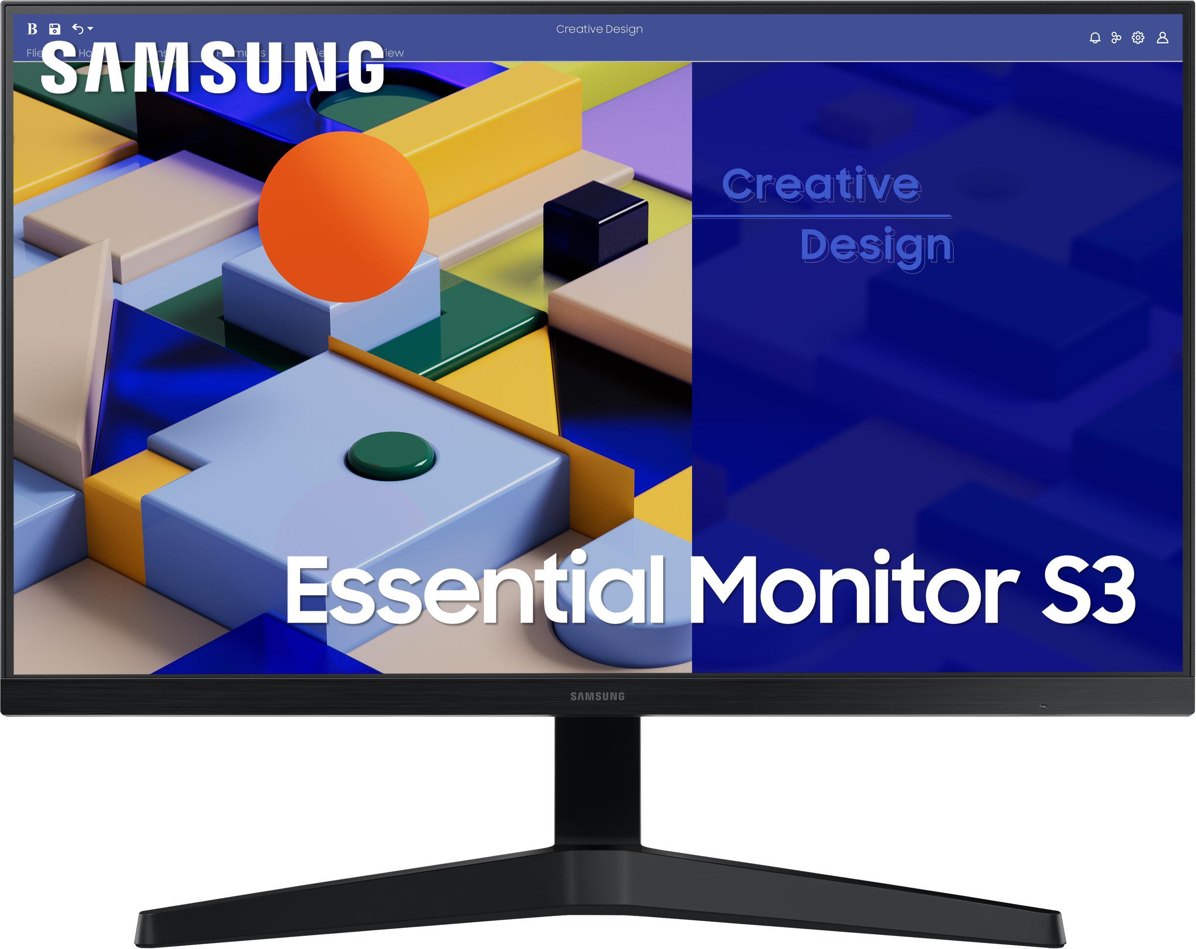 Samsung - Monitor Samsung Essential 27" IPS FHD 75Hz 5ms