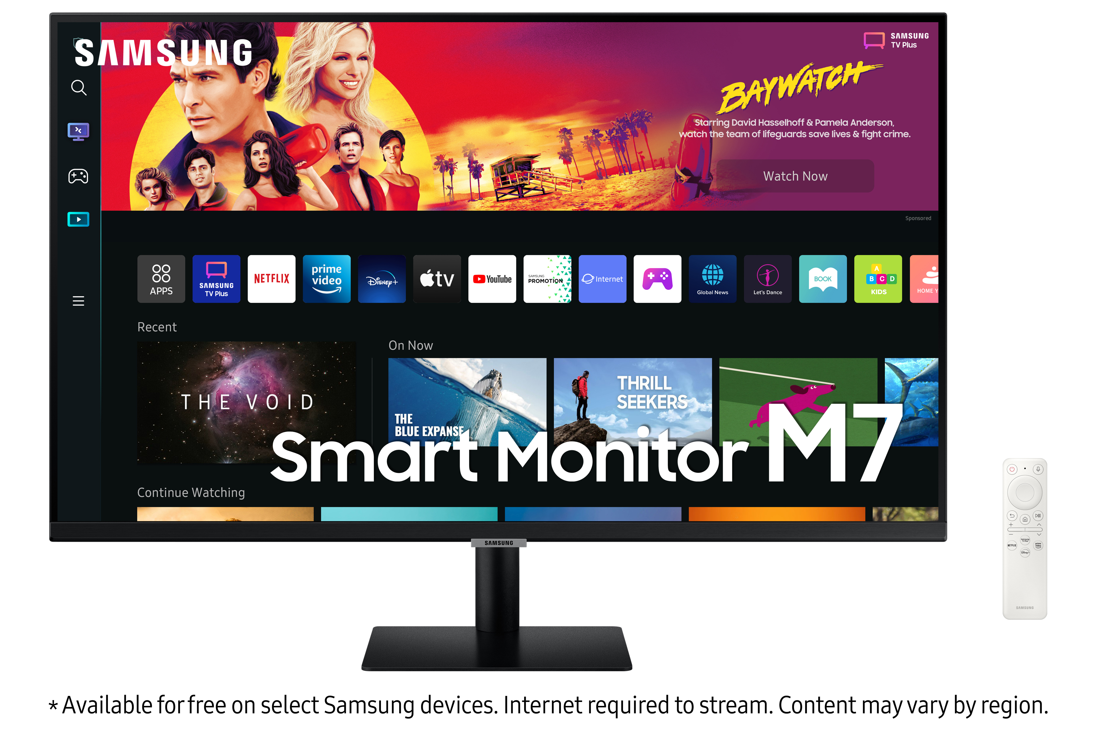 Samsung - Monitor Samsung 32" M70B VA 4K 60Hz 4ms Flicker Free HDR10