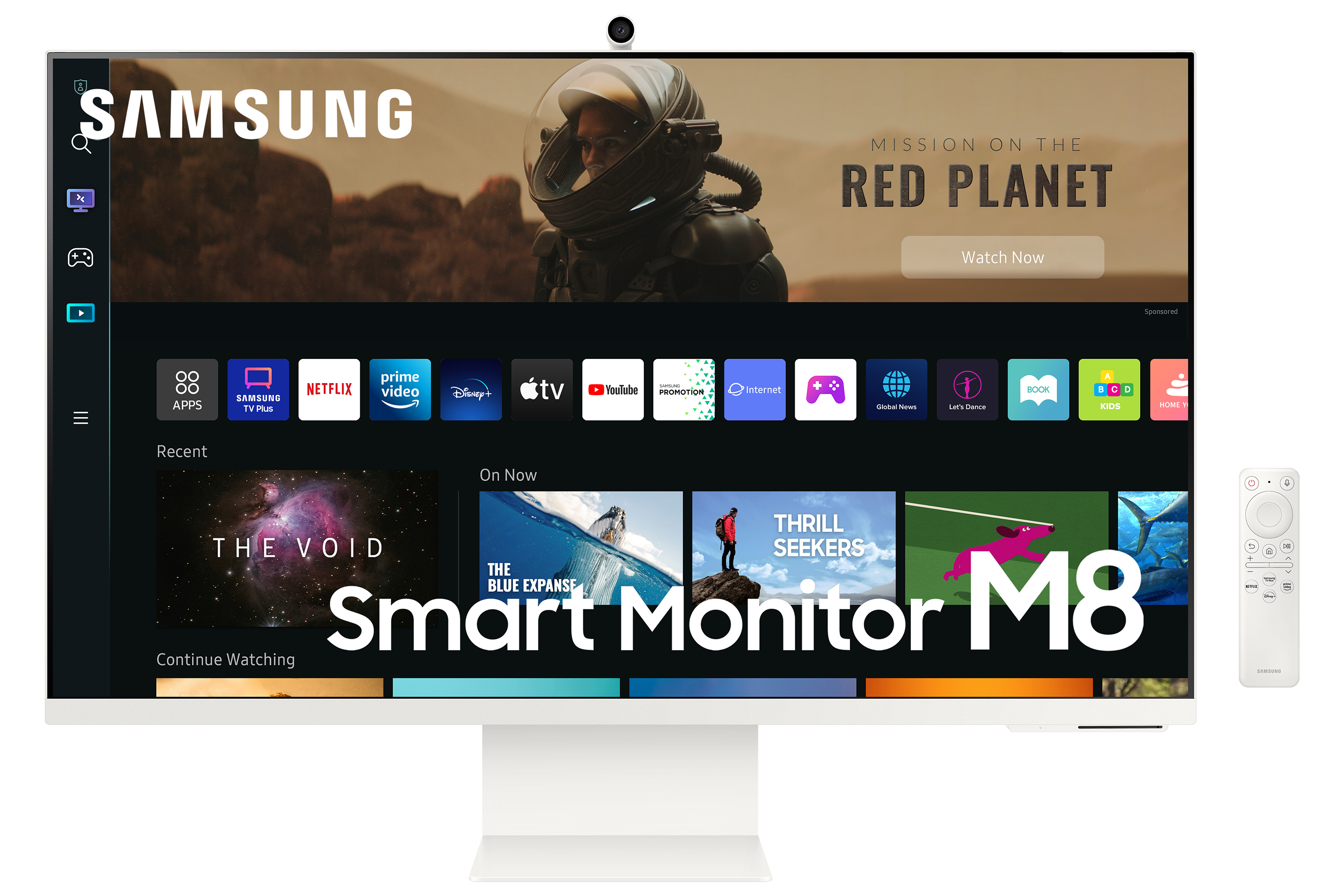 Samsung - Monitor Samsung 32" M80B VA 4K 60Hz 4ms Flicker Free HDR10