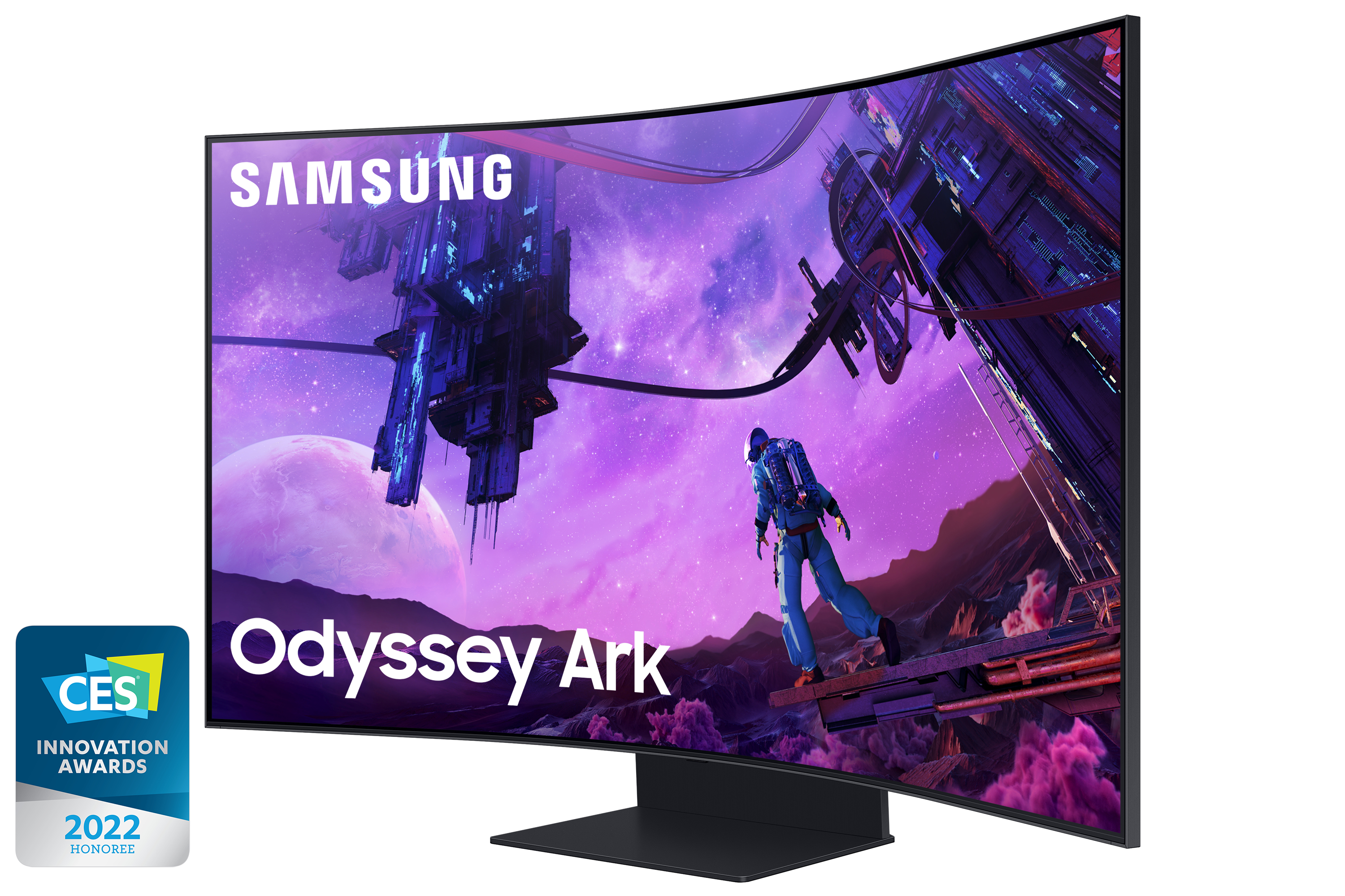 Samsung - Monitor Curvo Samsung Odyssey 55" Ark G97NB VA 4K 165Hz 0.03ms FreeSync Premium Pro