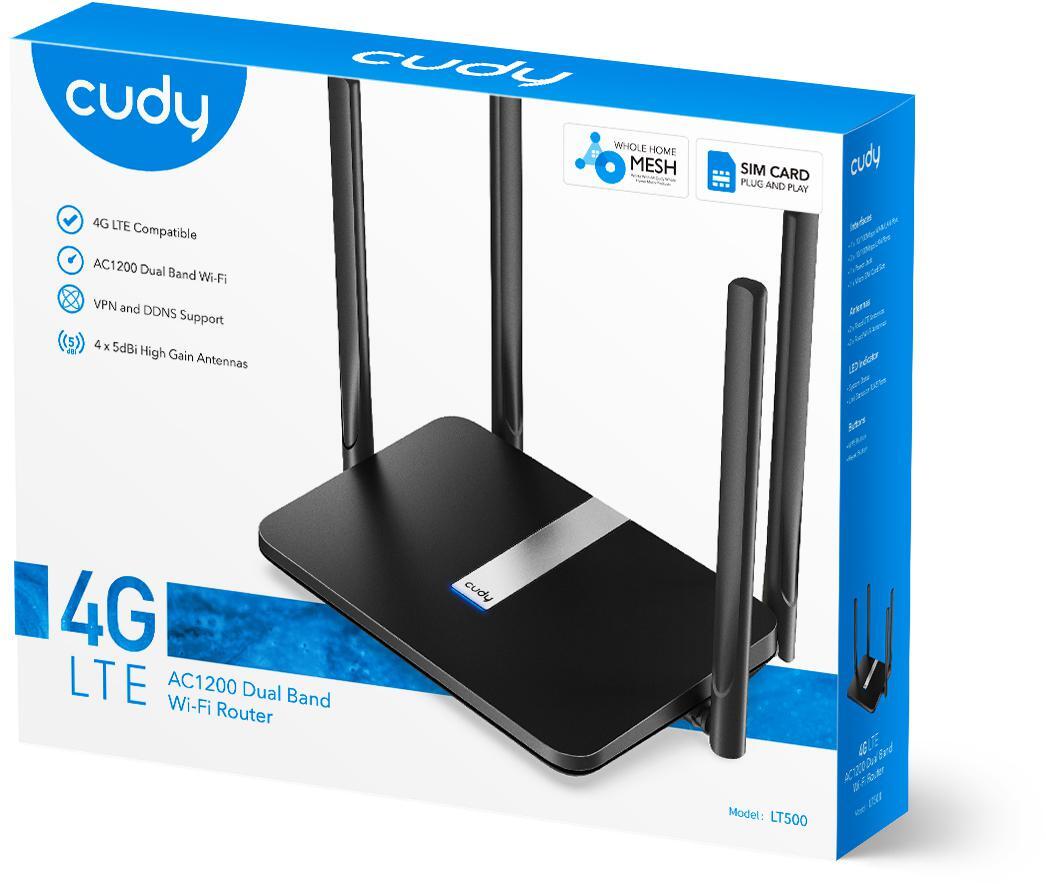 Cudy - Router Cudy LT300 N300 Wi-Fi 4G LTE