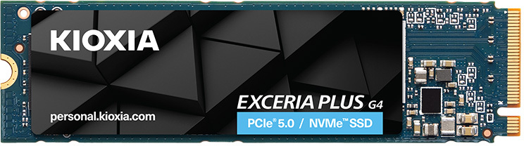 Kioxia - SSD Kioxia Exceria Plus G4 1TB M.2 NVMe Gen 5 PCIe 5.0 (7900/10000MB/s)