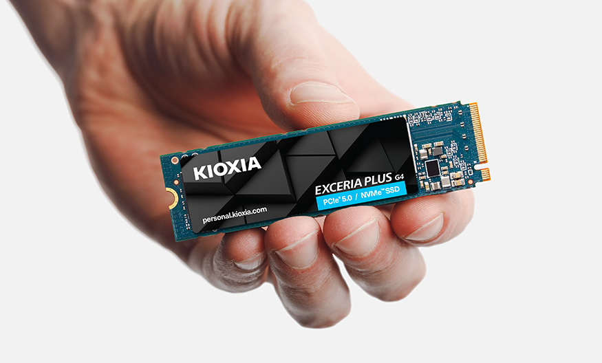 Kioxia - SSD Kioxia Exceria Plus G4 1TB M.2 NVMe Gen 5 PCIe 5.0 (7900/10000MB/s)