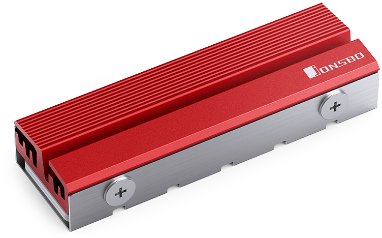 Jonsbo - Cooler Jonsbo M.2 -6 SSD Vermelho