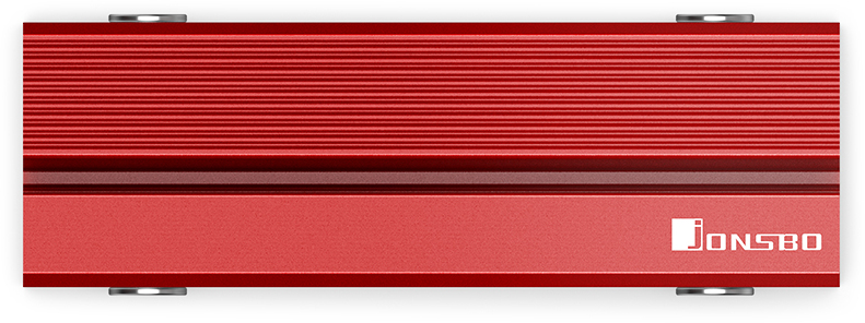 Jonsbo - Cooler Jonsbo M.2 -6 SSD Vermelho