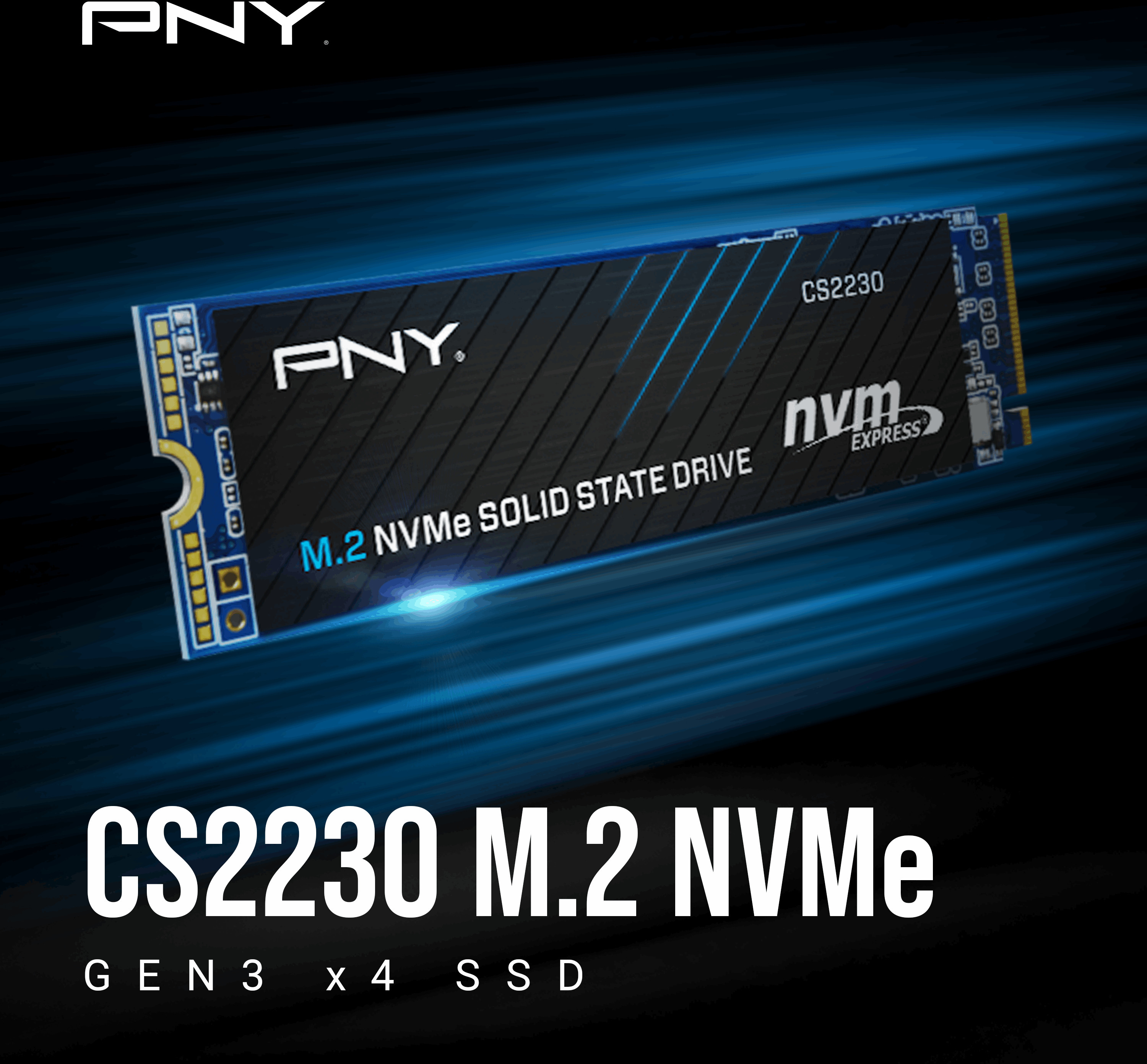 PNY - SSD PNY CS2230 2TB Gen4 M.2 NVMe (3300/2600MB/s)