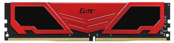 Team Group 4GB DDR4 2666MHz Elite Plus Preto / Vermelho CL19