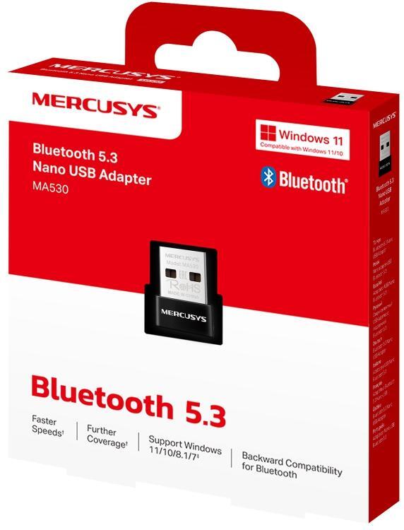 Mercusys - Adaptador Mercusys MA530 Bluetooth 5.3 Nano USB