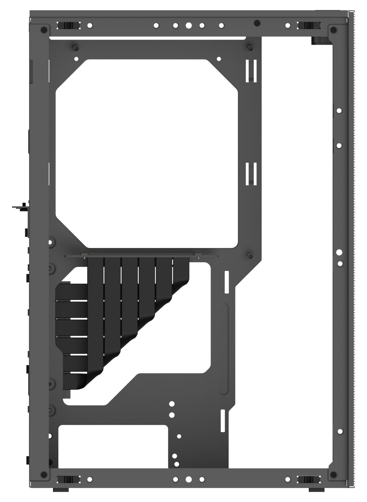 Ssupd - Caixa Mini-ITX ssupd Meshroom S PCIe 4.0 Cinzento