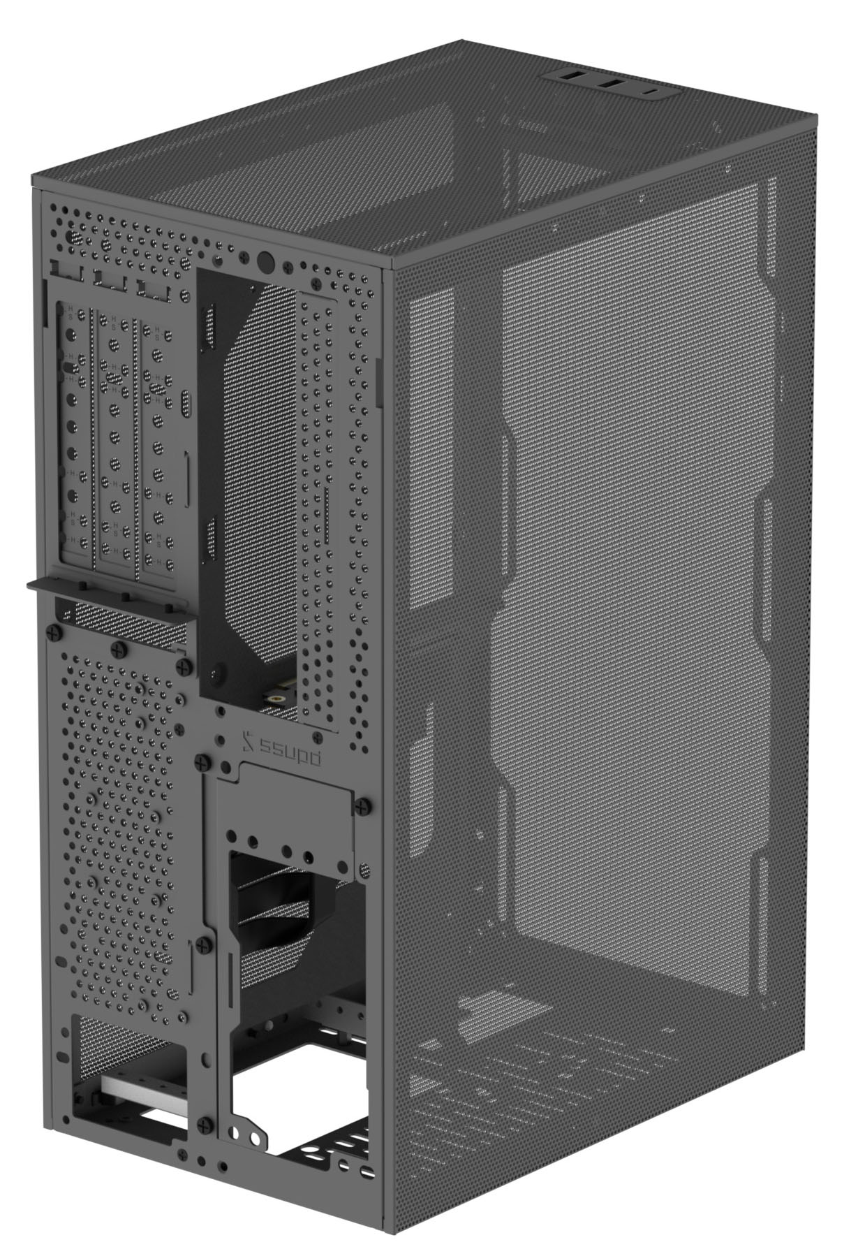 Ssupd - Caixa Mini-ITX ssupd Meshroom S PCIe 4.0 Cinzento