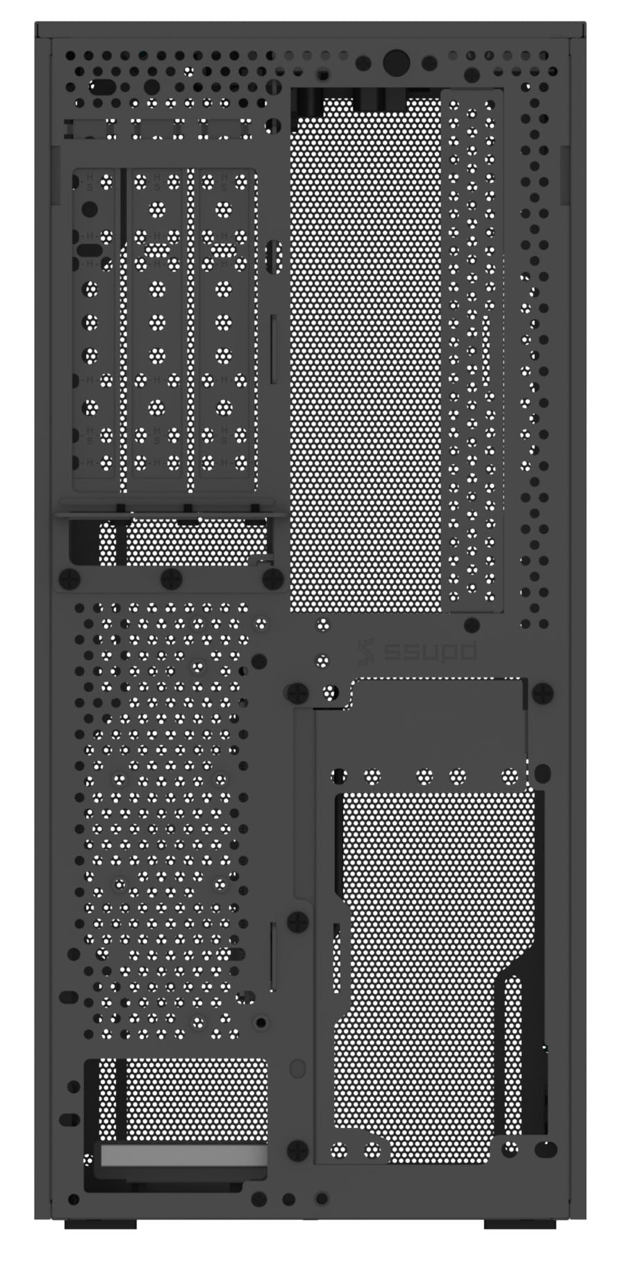 Ssupd - Caixa Mini-ITX ssupd Meshroom S PCIe 4.0 Cinzento