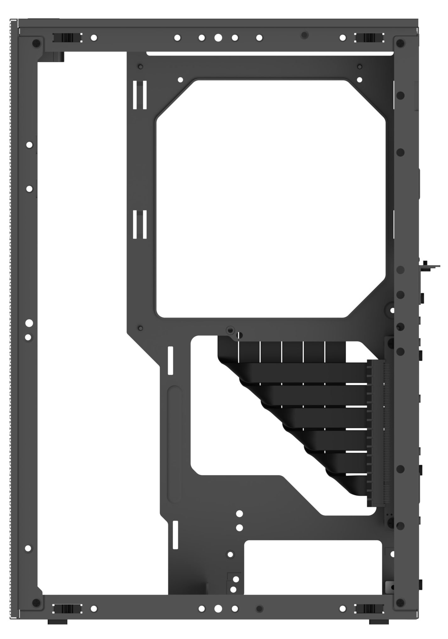 Ssupd - Caixa Mini-ITX ssupd Meshroom S PCIe 4.0 Cinzento