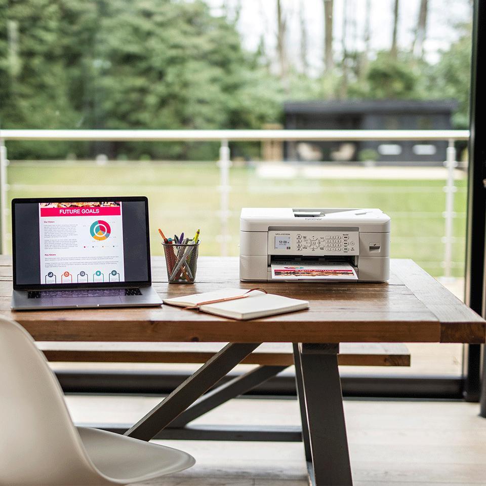 Brother - Impressora Multifunções a Jato de Tinta Brother MFC-J1010DW WiFi