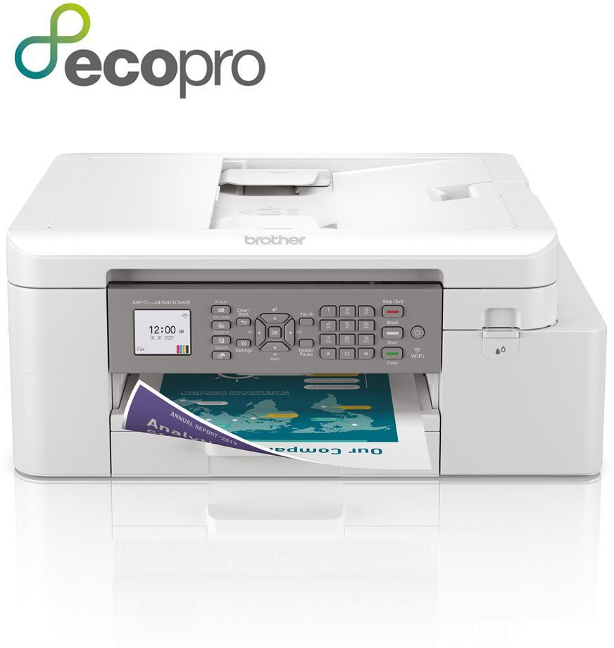 Brother - Impressora Multifunções a Jato de Tinta Brother MFC-J4340DWE WiFi