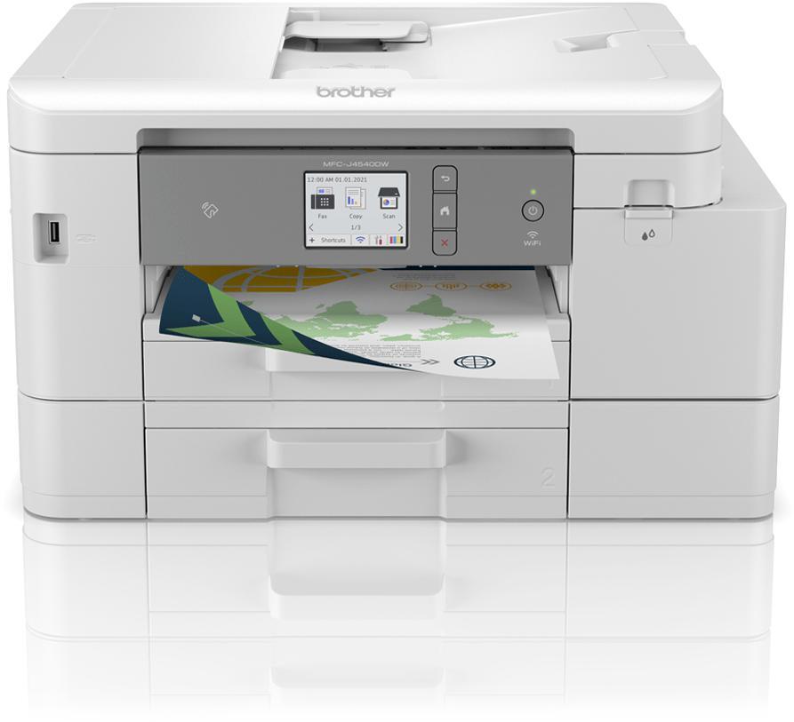 Brother - Impressora Multifunções a Jato de Tinta Brother MFC-J4540DW WiFi