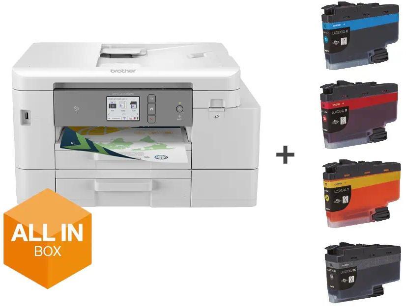 Brother - Impressora Multifunções a Jato de Tinta Brother MFC-J4540DWXL WiFi