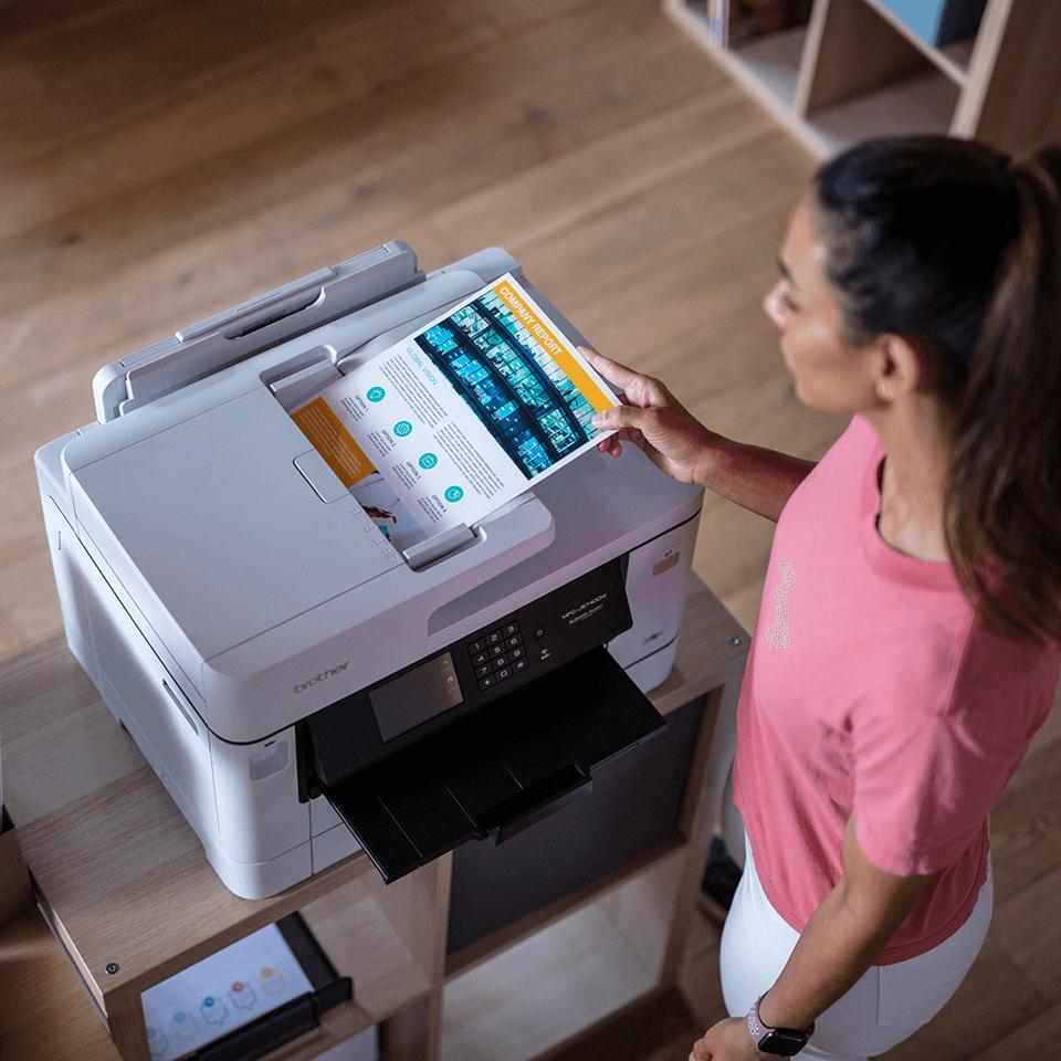 Brother - Impressora Multifunções a Jato de Tinta Brother MFC-J5740DW A3 WiFi