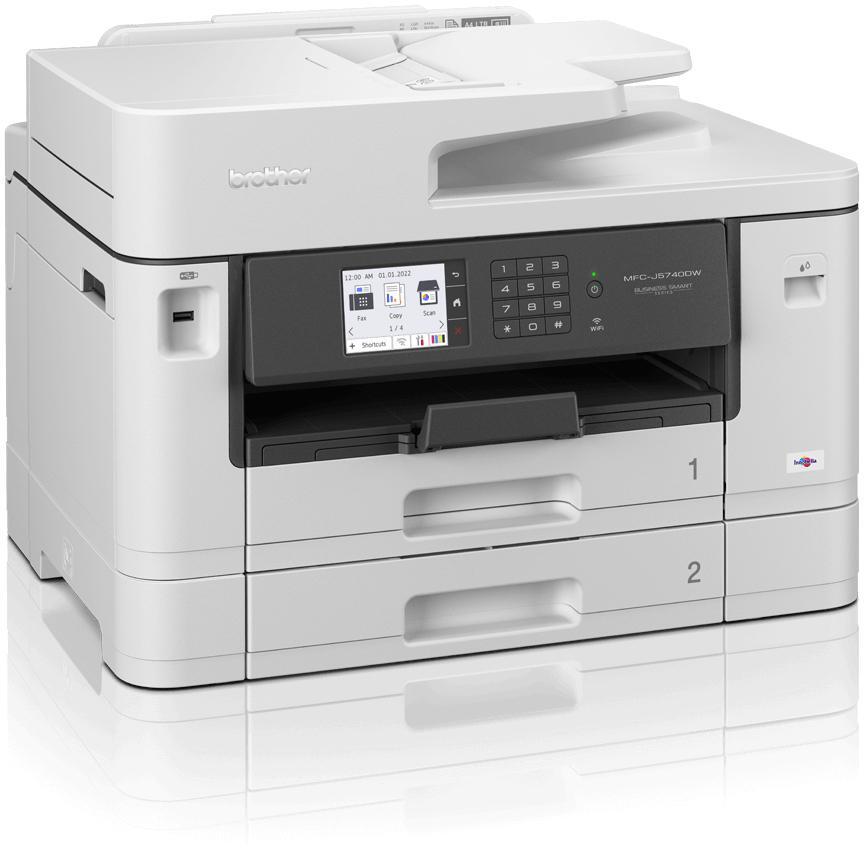 Brother - Impressora Multifunções a Jato de Tinta Brother MFC-J5740DW A3 WiFi