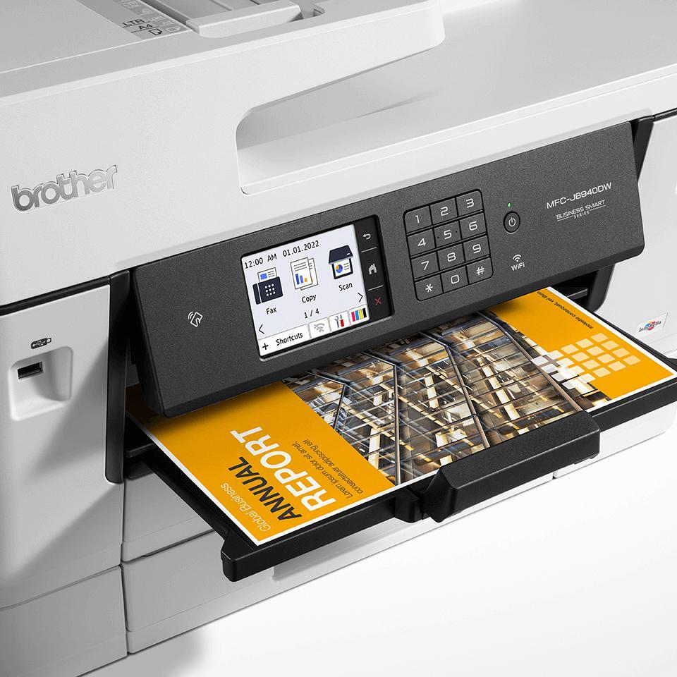 Brother - Impressora Multifunções a Jato de Tinta Brother MFC-J6940DW A3 WiFi
