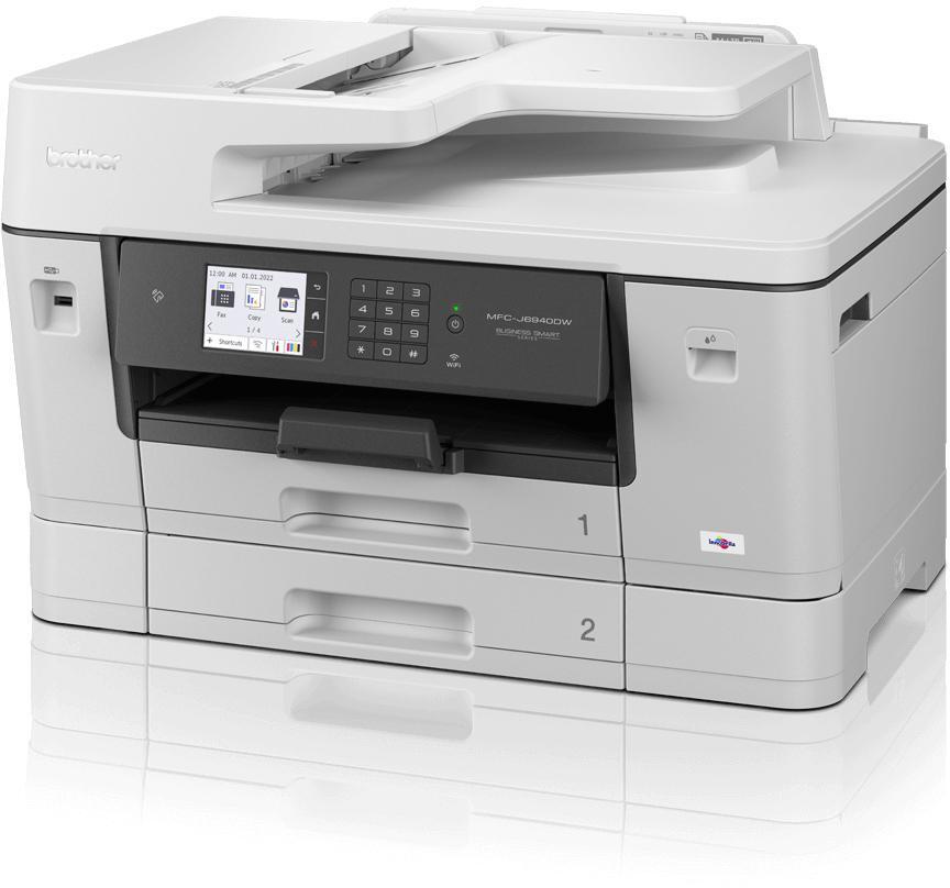 Brother - Impressora Multifunções a Jato de Tinta Brother MFC-J6940DW A3 WiFi