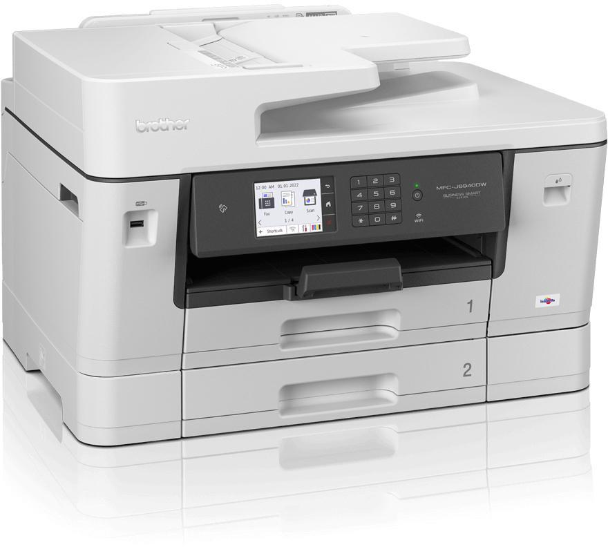 Brother - Impressora Multifunções a Jato de Tinta Brother MFC-J6940DW A3 WiFi
