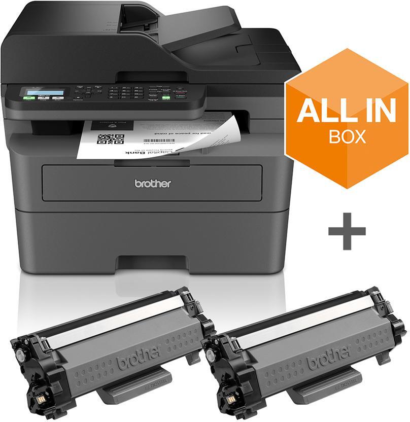 Brother - Impressora Multifunções Laser Brother MFC-L2827DWXL WiFi