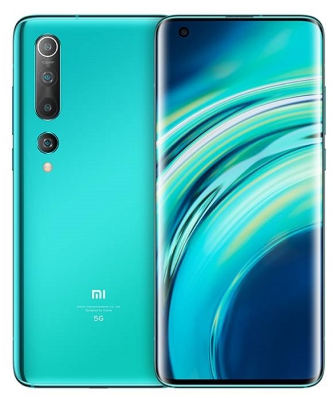 Smartphone Xiaomi Mi 10 5G 6.57" (8 / 256GB) 90Hz Verde Coral