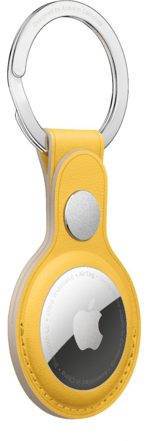 Apple - Porta-chaves para Apple AirTag Pele Meyer Lemon