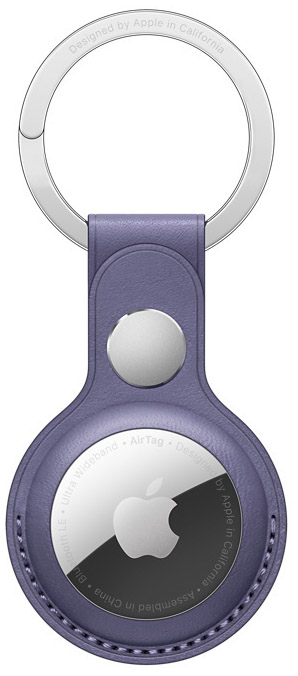 Porta-chaves para Apple AirTag Pele Wisteria