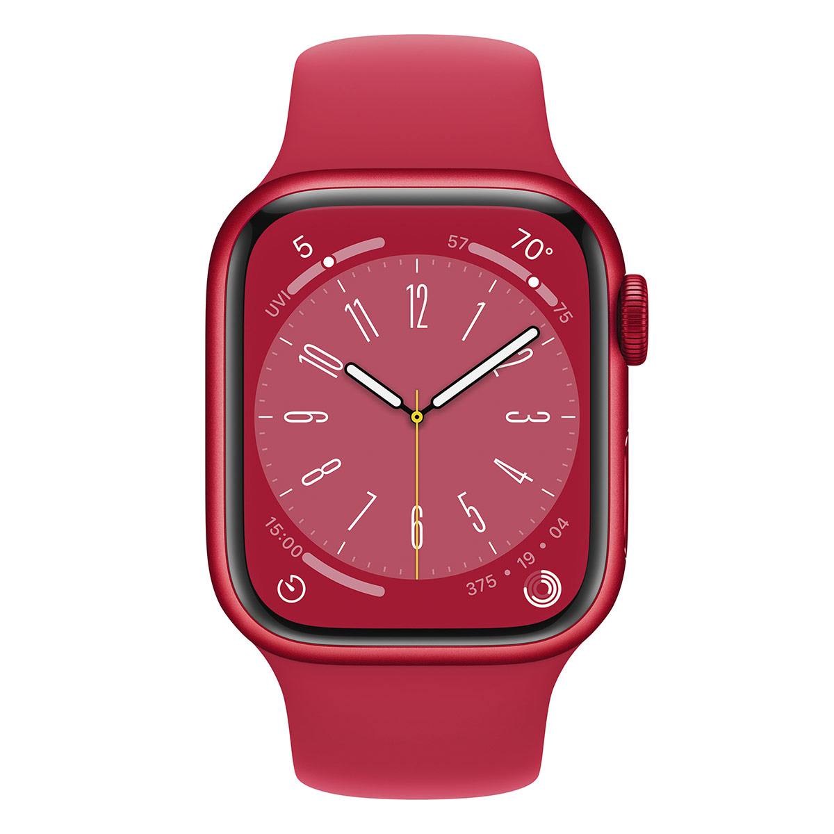 Apple - Smartwatch Apple Watch Series 8 GPS LTE 41mm Alumínio (Product)RED com Bracelete Desportiva (Product)RED