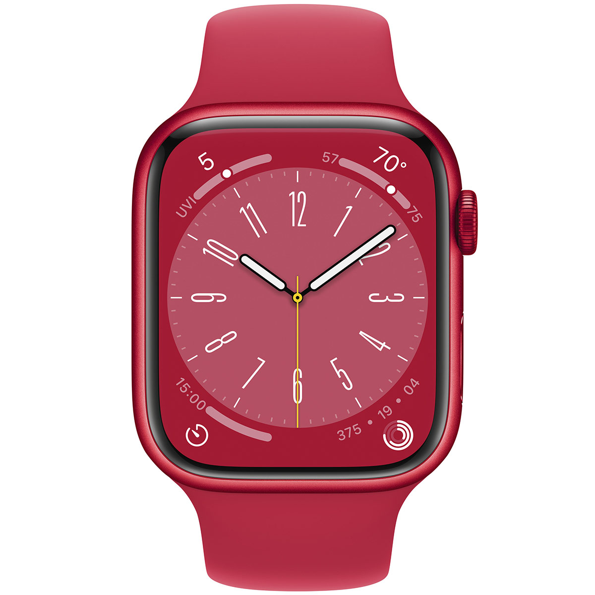 Smartwatch Apple Watch Series 8 GPS LTE 45mm Alumínio (Product)RED com Bracelete Desportiva (Product)RED