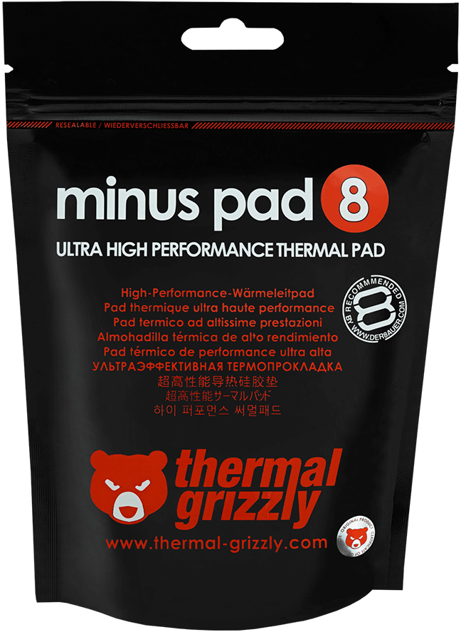 Thermal Grizzly - Thermal Pad Thermal Grizzly Minus Pad 8 100 x 100 x 3.0 mm