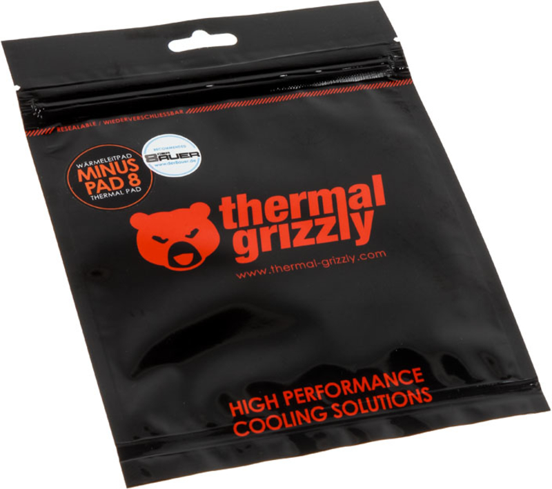 Thermal Grizzly - Thermal Pad Thermal Grizzly Minus Pad 8 120 x 20 x 0.5 mm (Pack 2)