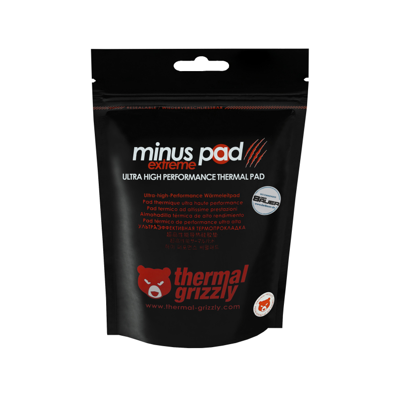 Thermal Grizzly - Thermal Pad Thermal Grizzly Minus Pad Extreme 100 x 100 x 1.0 mm